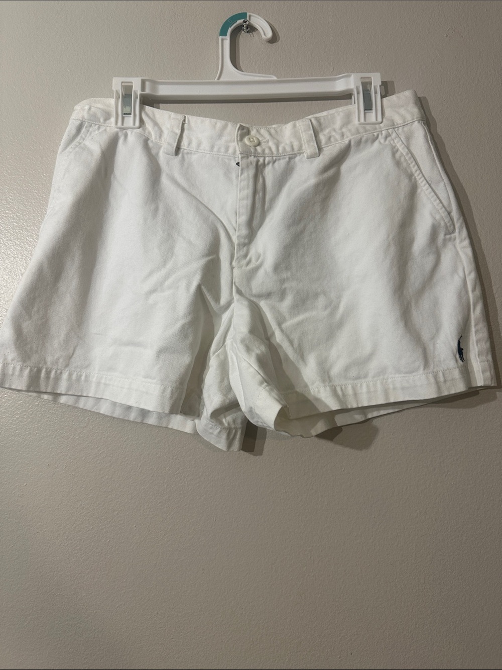Ralph Lauren sport White Cotton Chino Bermuda Shorts Sz 8
